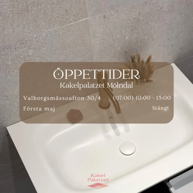 Avvikande öppettider under valborg och 1:maj, trevlig helg! ✨